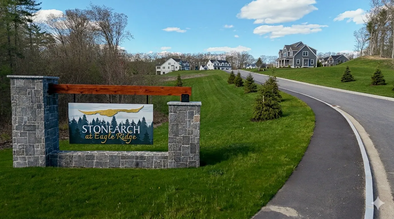 StoneArch at Eagle Ridge with 12 single-family homes